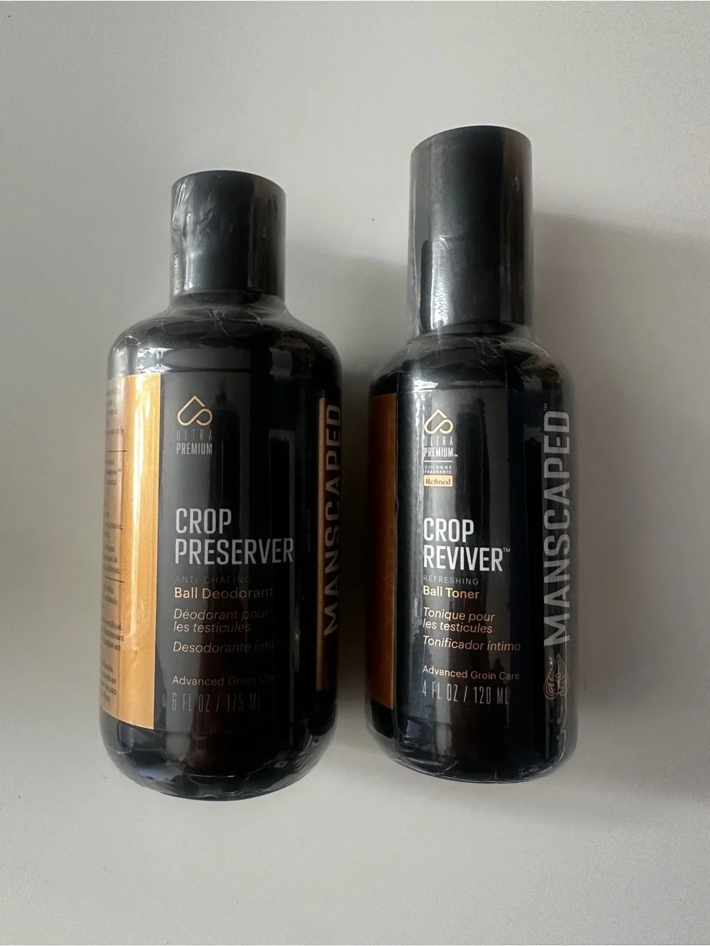 MANSCAPED The Crop Preserver Reviver  Anti-Chafing Men's Ball Deodorant Toner